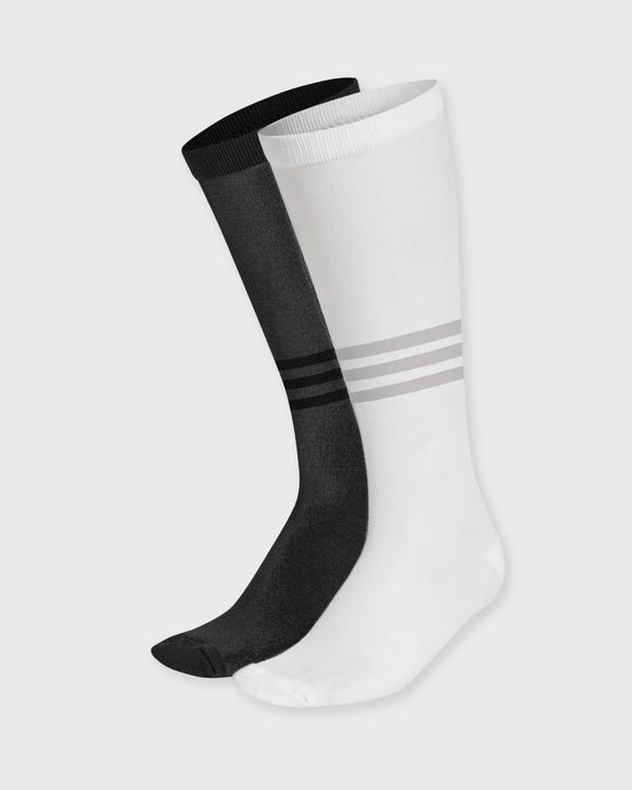SHEER HIGH CREW SOCKS 2 PAIRS