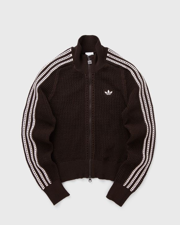 WMNS KNITTED CROCHET FIREBIRD TRACK TOP