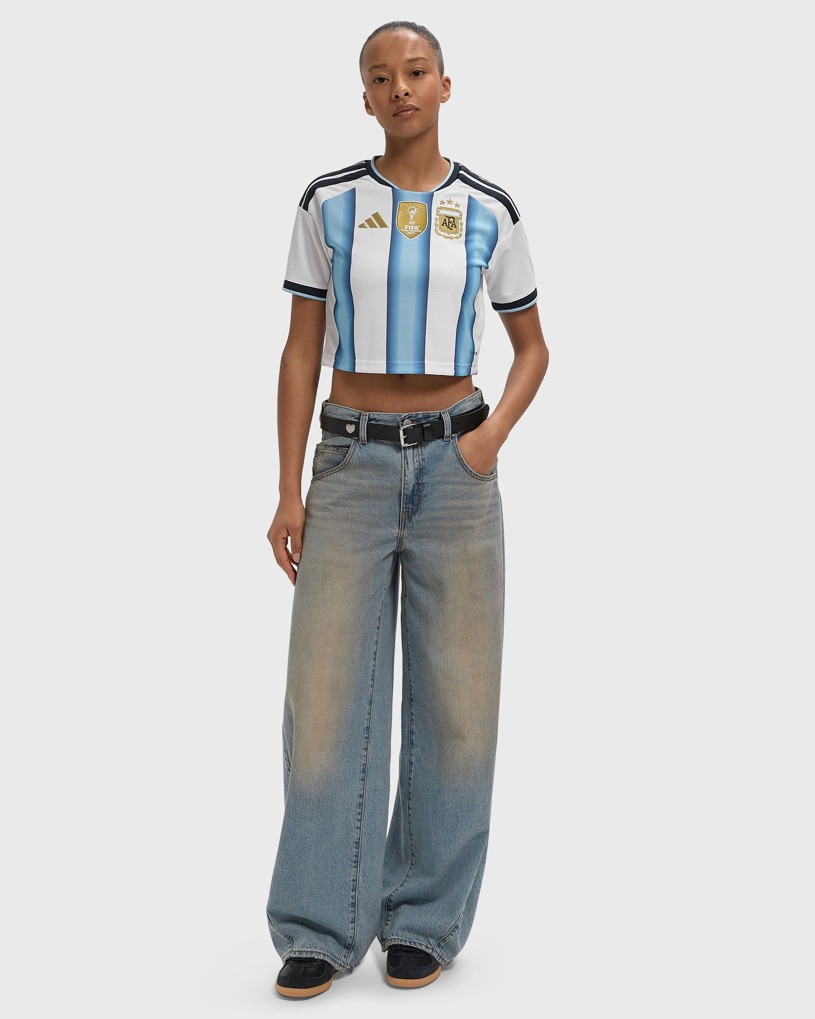 Argentina 26 Home Cropped Jersey