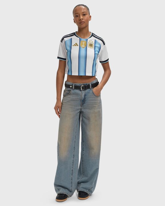 Thumbnail - Argentina 26 Home Cropped Jersey