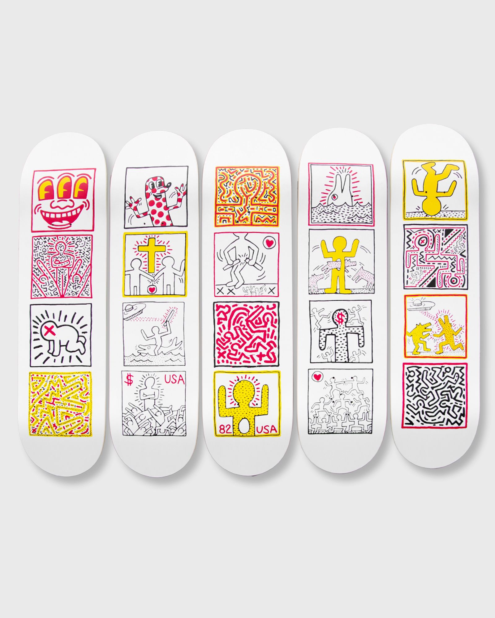 Keith Haring One Man Show Decks 5-Pack