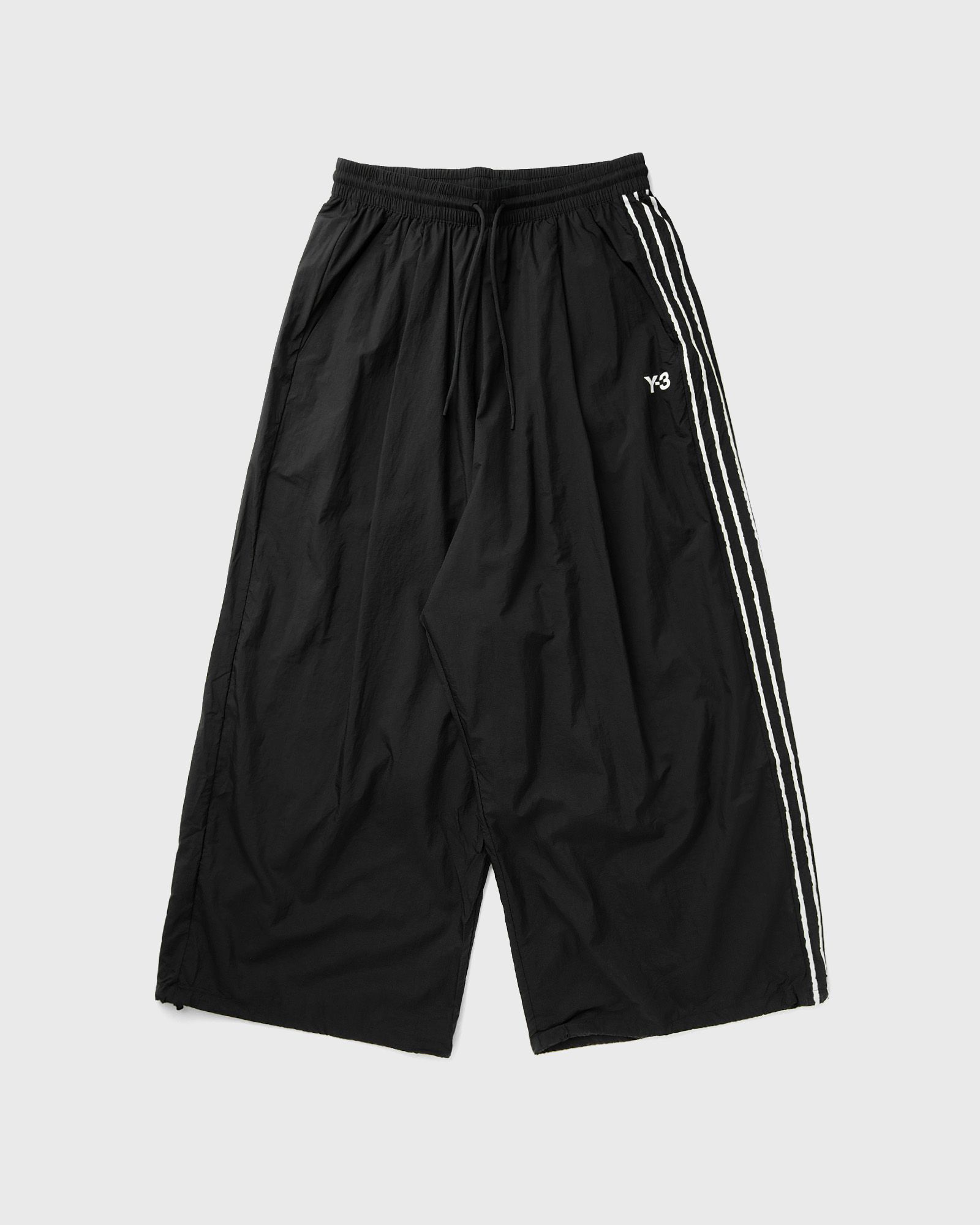 Y-3 Y-3 RAW EDGE 3 STRIPES WIDE PANTS in black