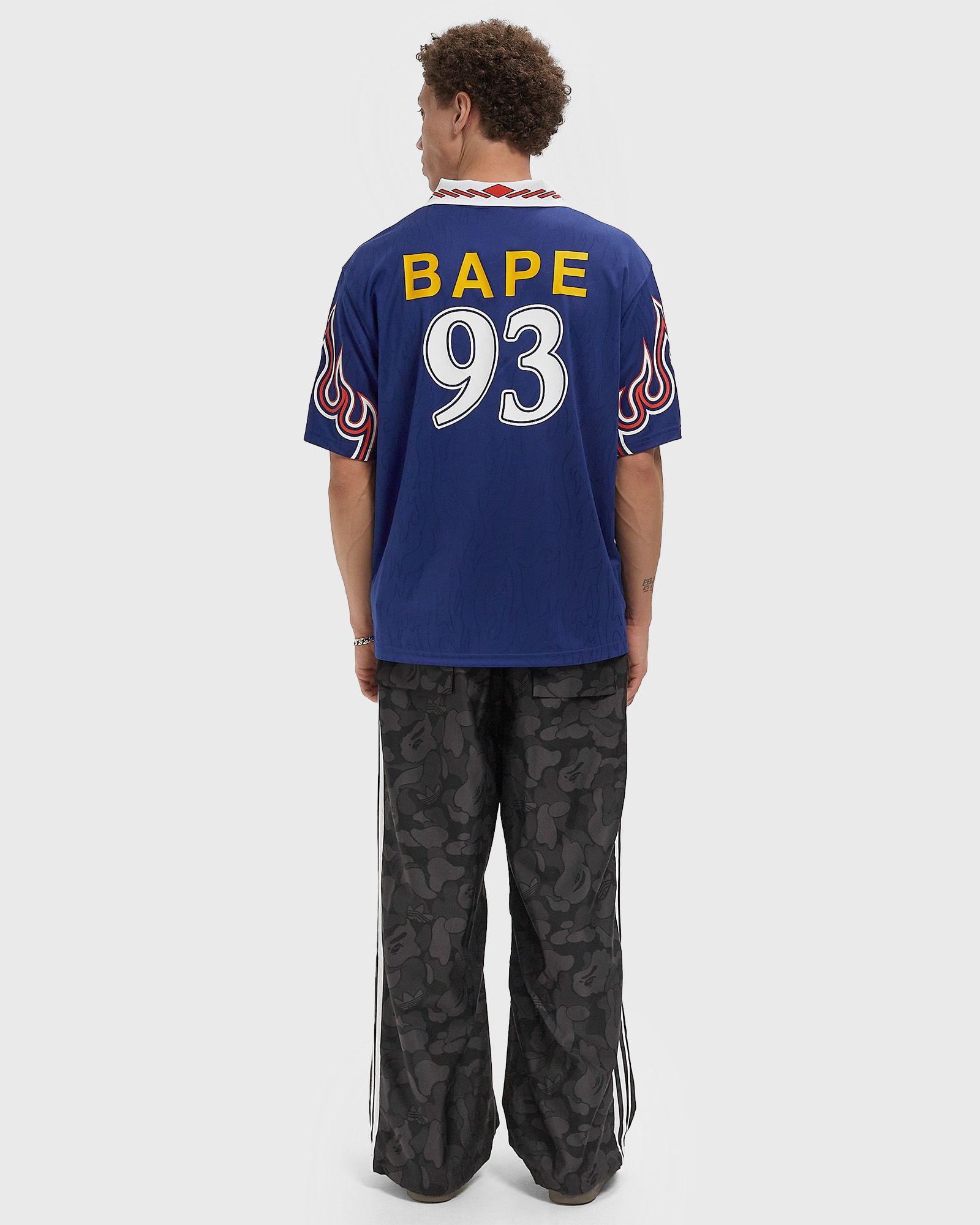 x BAPE SSL FLAME JERSEY