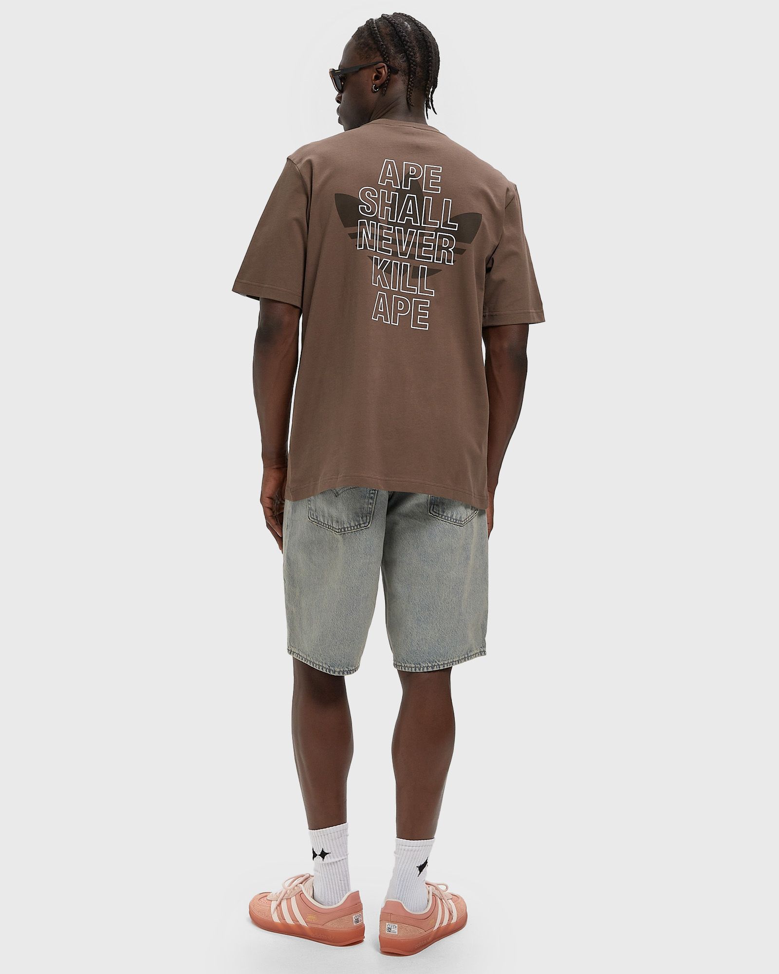 Adidas x BAPE SSL TEE Brown | BSTN Store