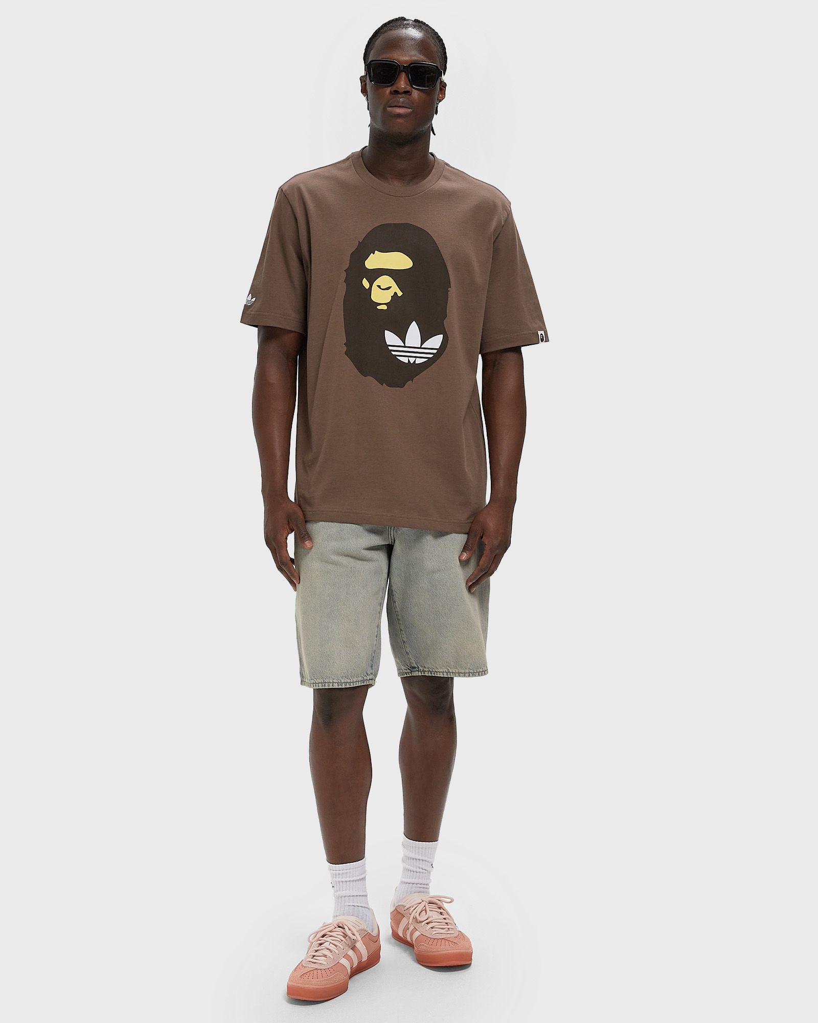 Adidas x BAPE SSL TEE Brown | BSTN Store