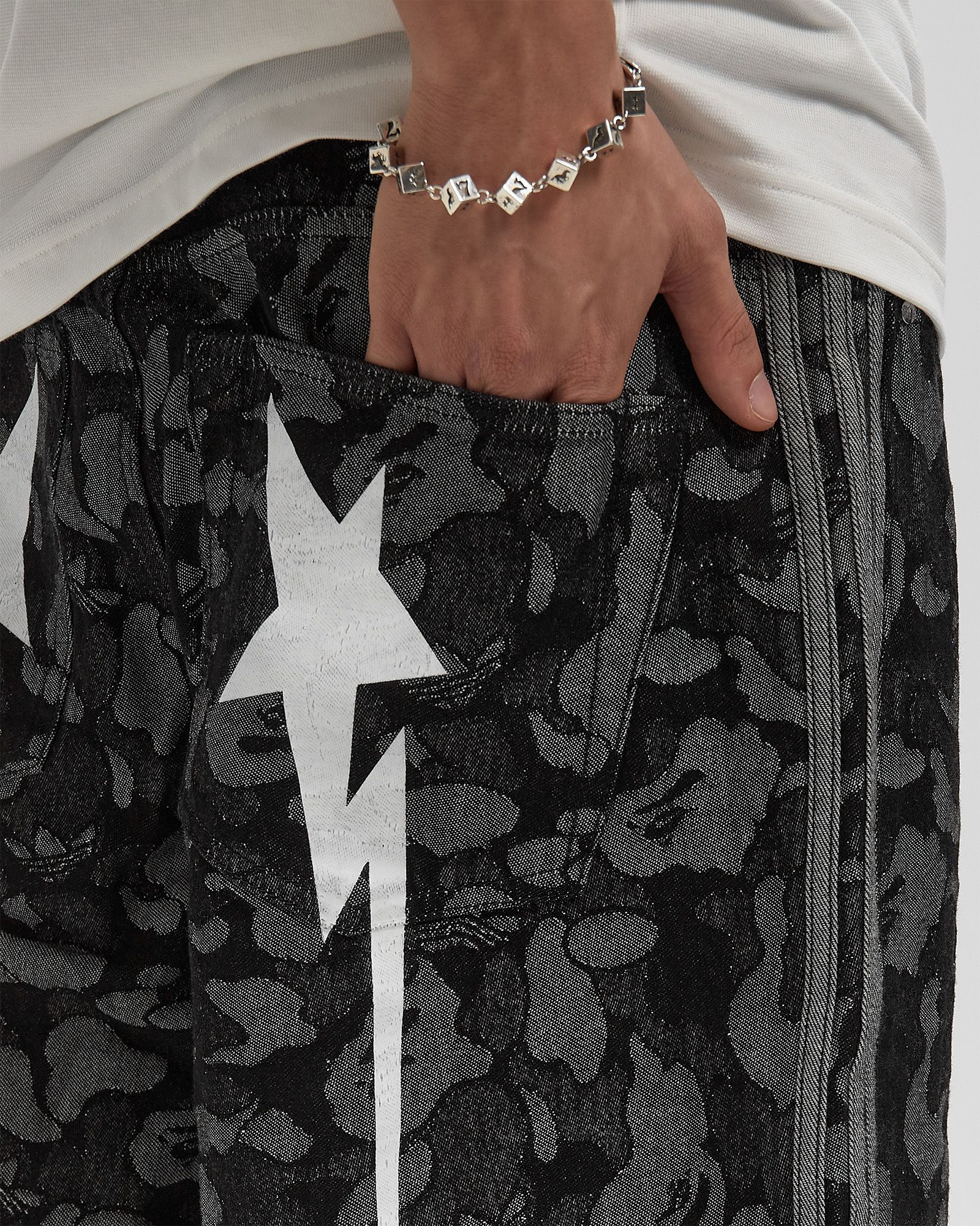 x BAPE SHARK DENIM JOR