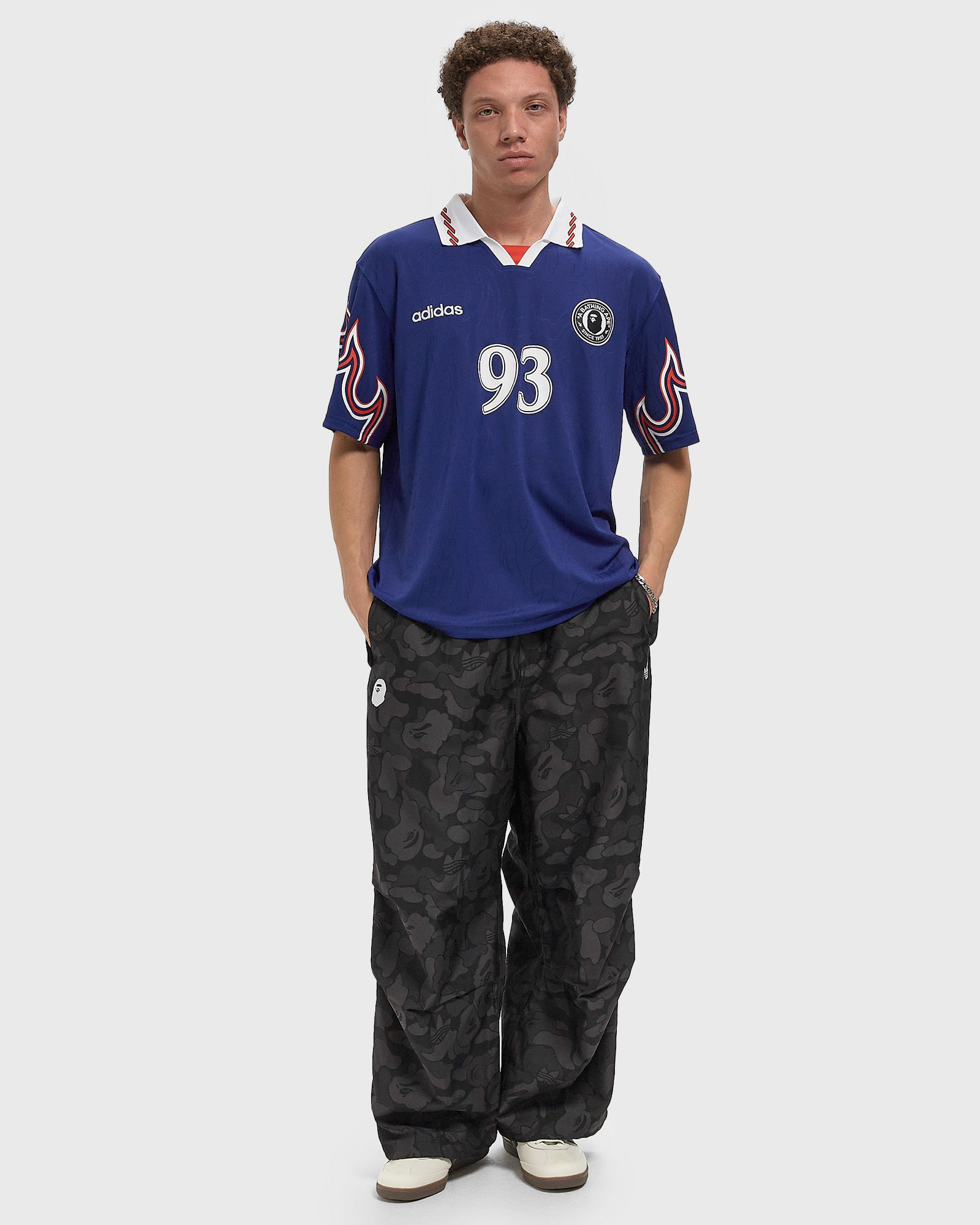 Adidas x BAPE JACQUARD PANTS Black | BSTN Store