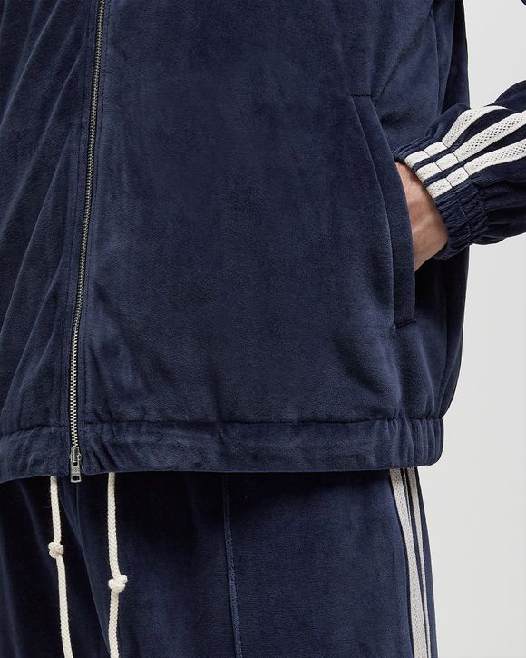 x WALES BONNER VELOUR TRACK JACKET