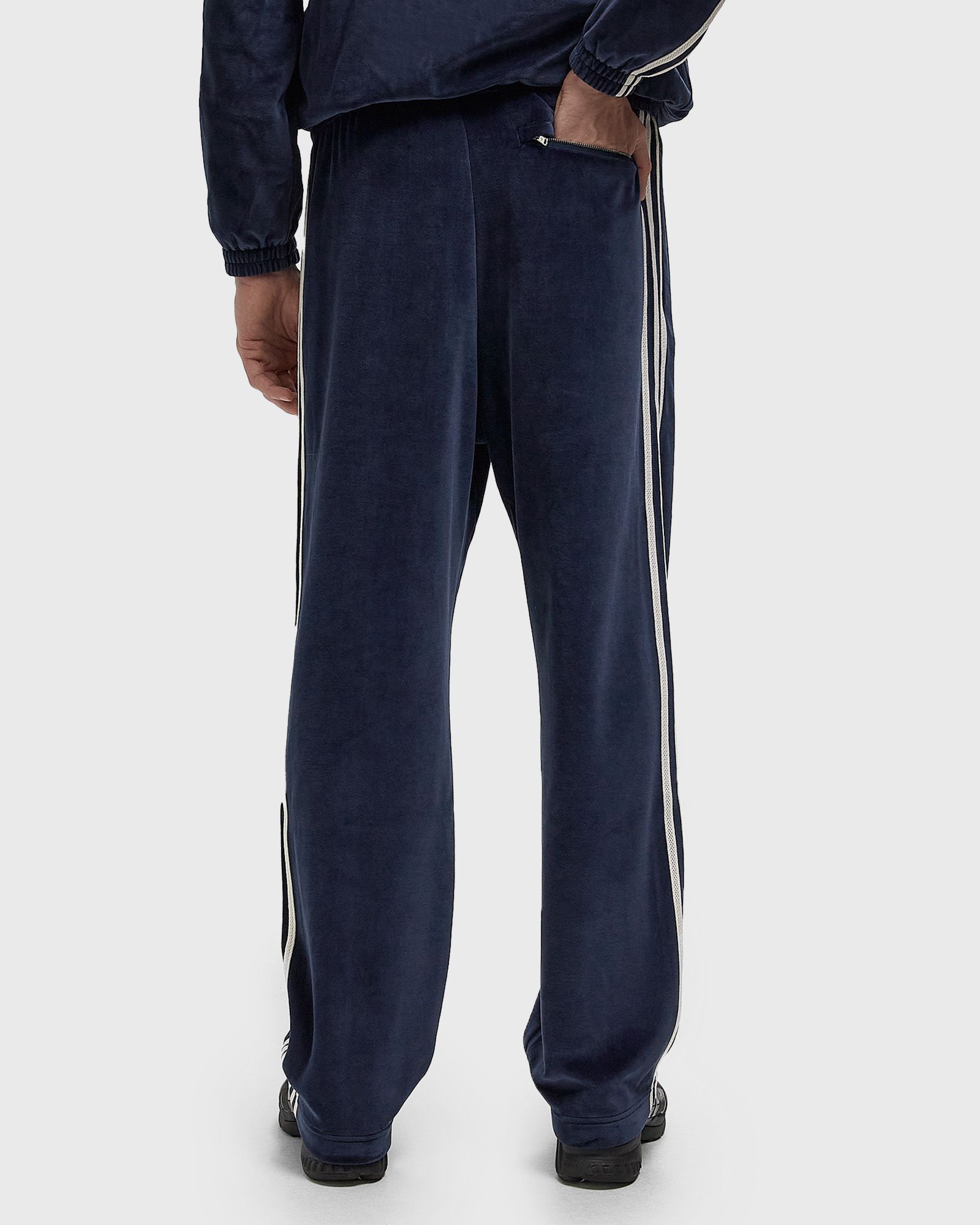 x WALES BONNER VELOUR TRACK PANT
