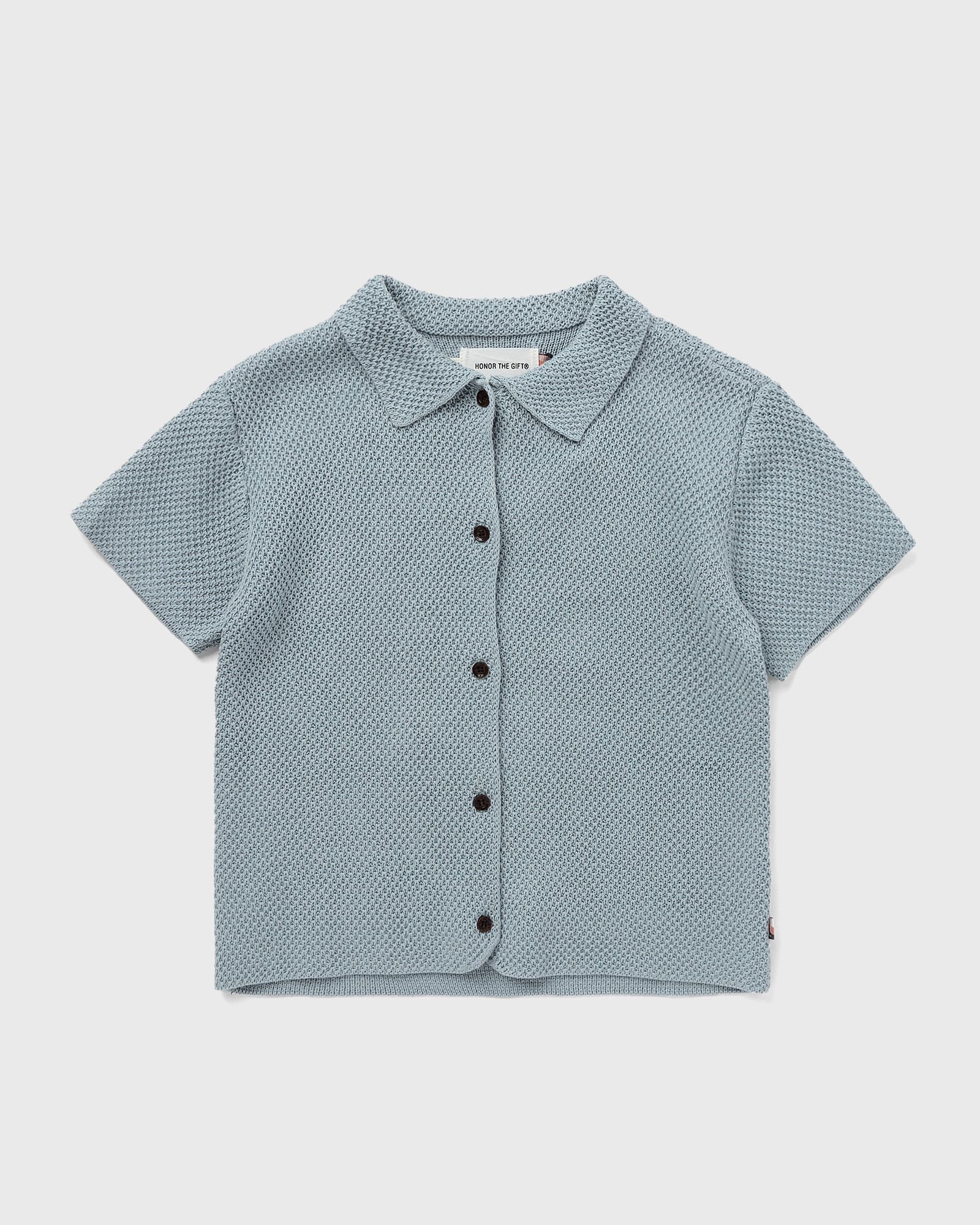 KNIT H BUTTON UP