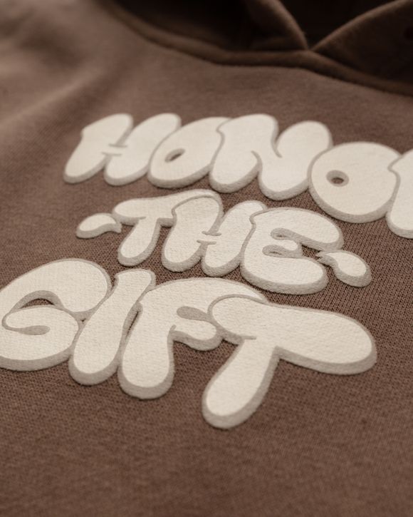 Honor The Gift KIDS BUBBLE HOODIE Brown - LIGHT BROWN