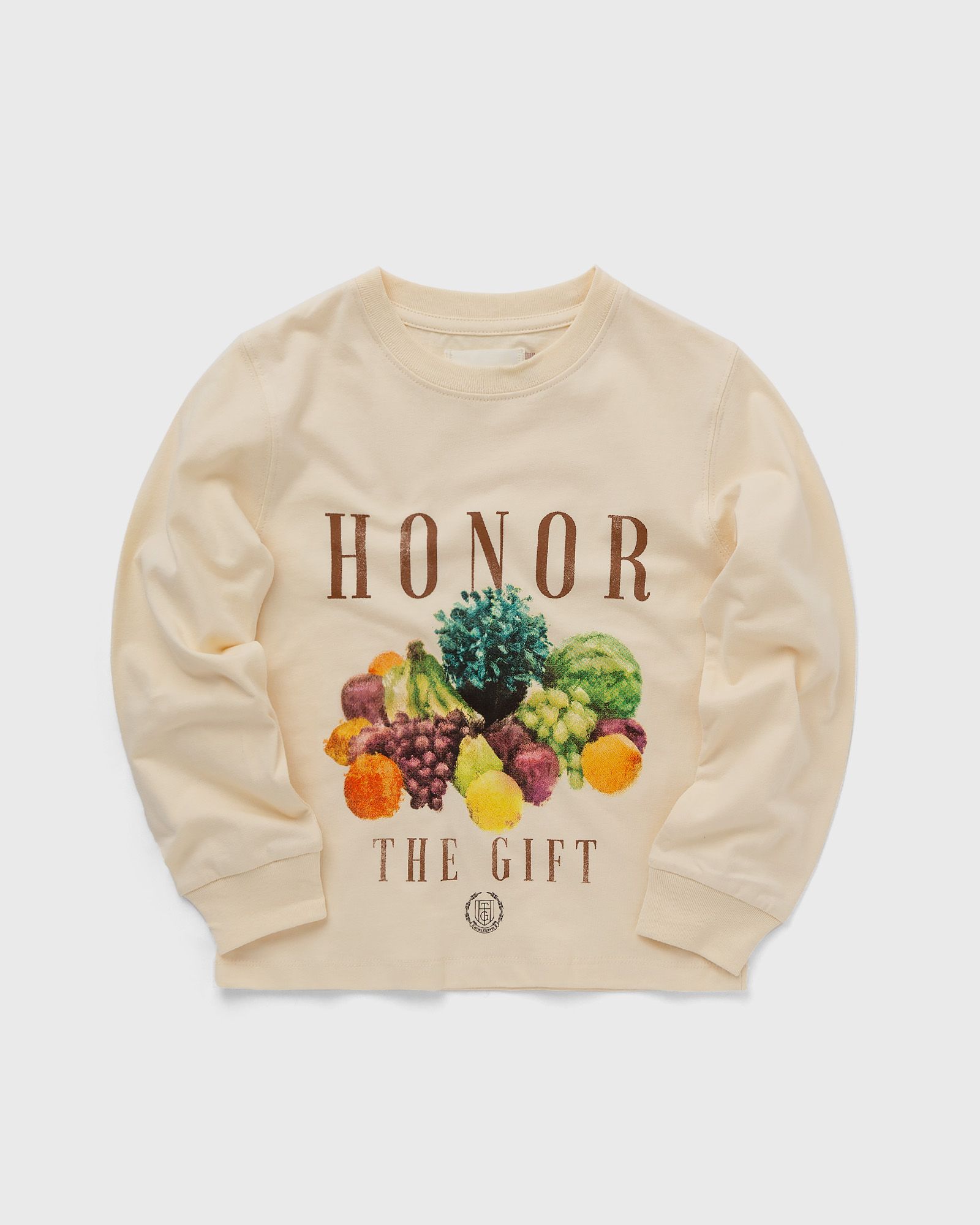 Honor The Gift - fruits ls tee  tees beige in größe:4-6