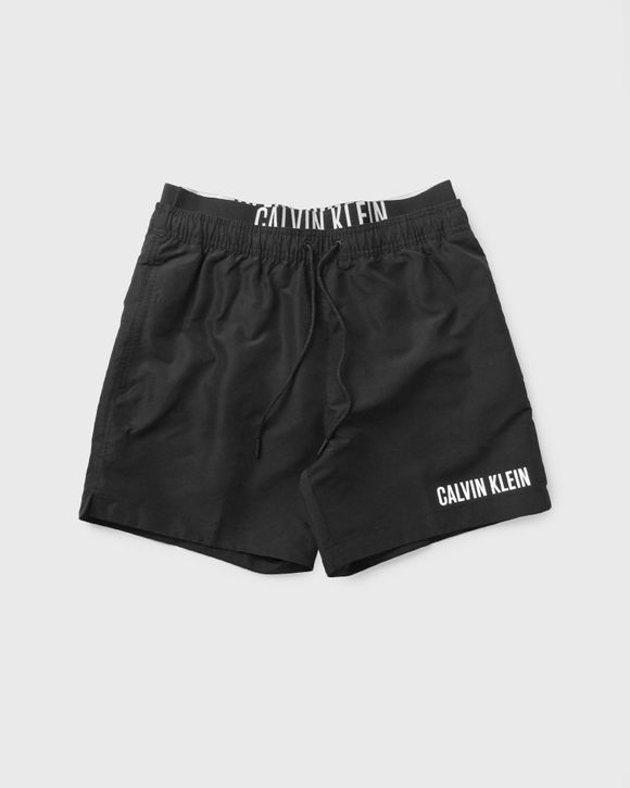 Calvin klein double waistband swim shorts shop black