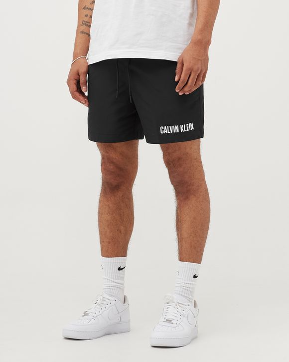DOUBLE WAISTBAND SWIM SHORTS