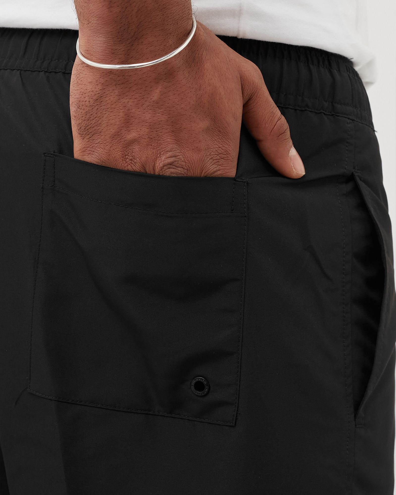 DOUBLE WAISTBAND SWIM SHORTS