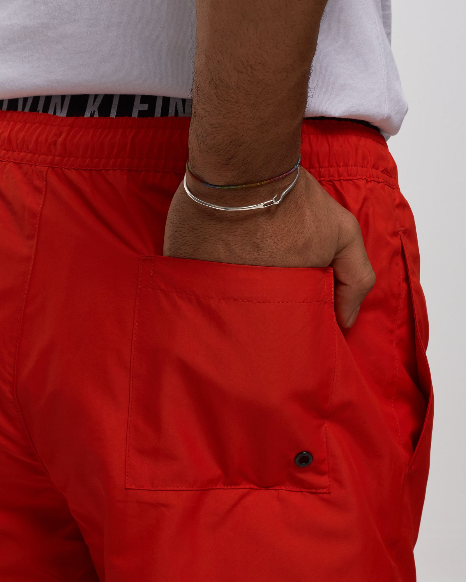 MEDIUM DOUBLE WAISTBAND SWIMSHORTS