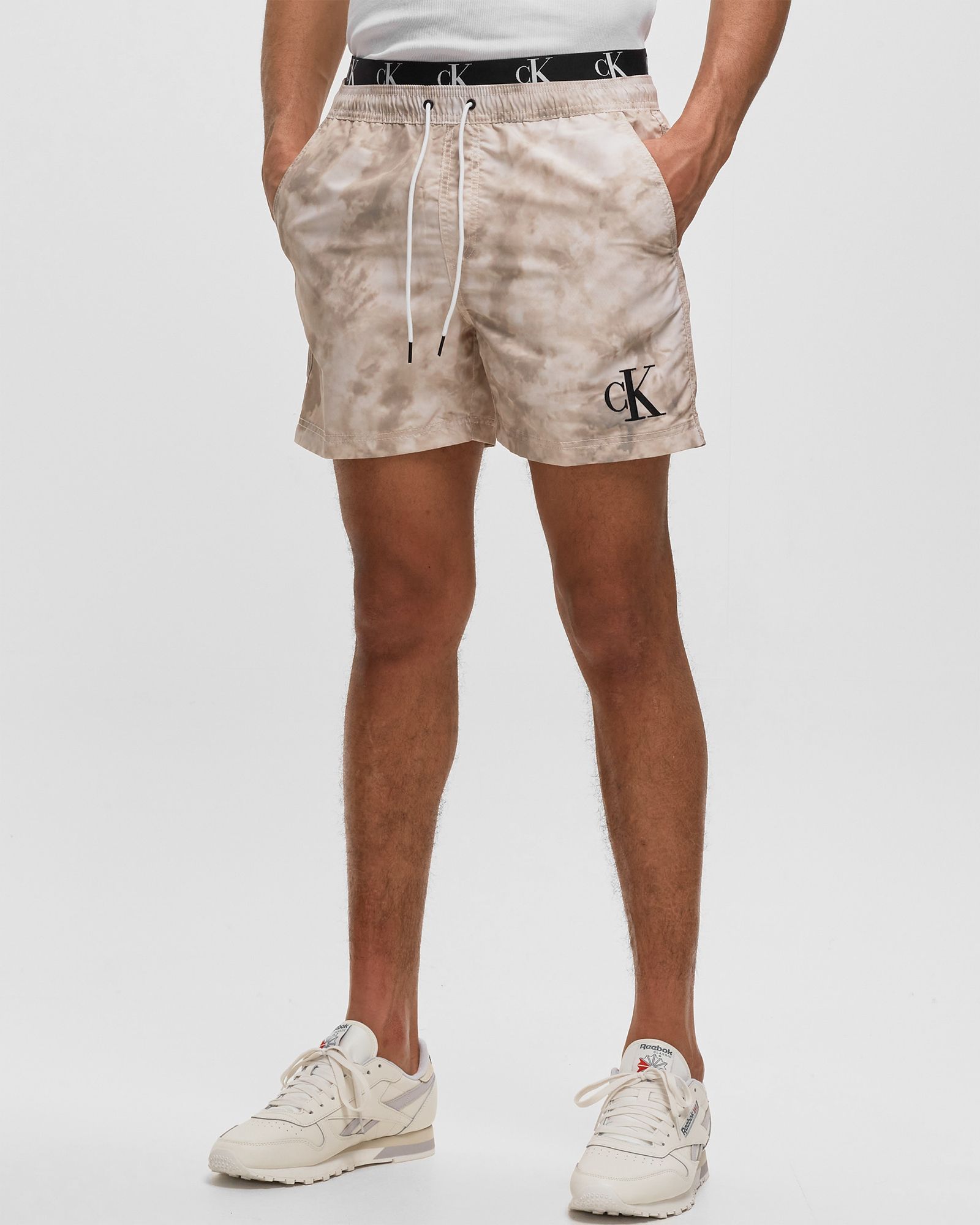 MEDIUM DOUBLE WAISTBAND SWIMSHORTS