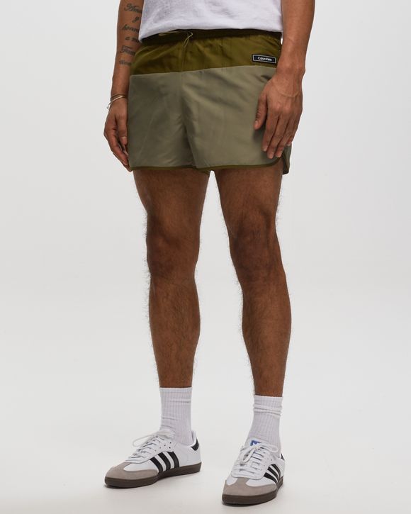 Calvin Klein Underwear SHORT RUNNER SWIMSHORTS Green