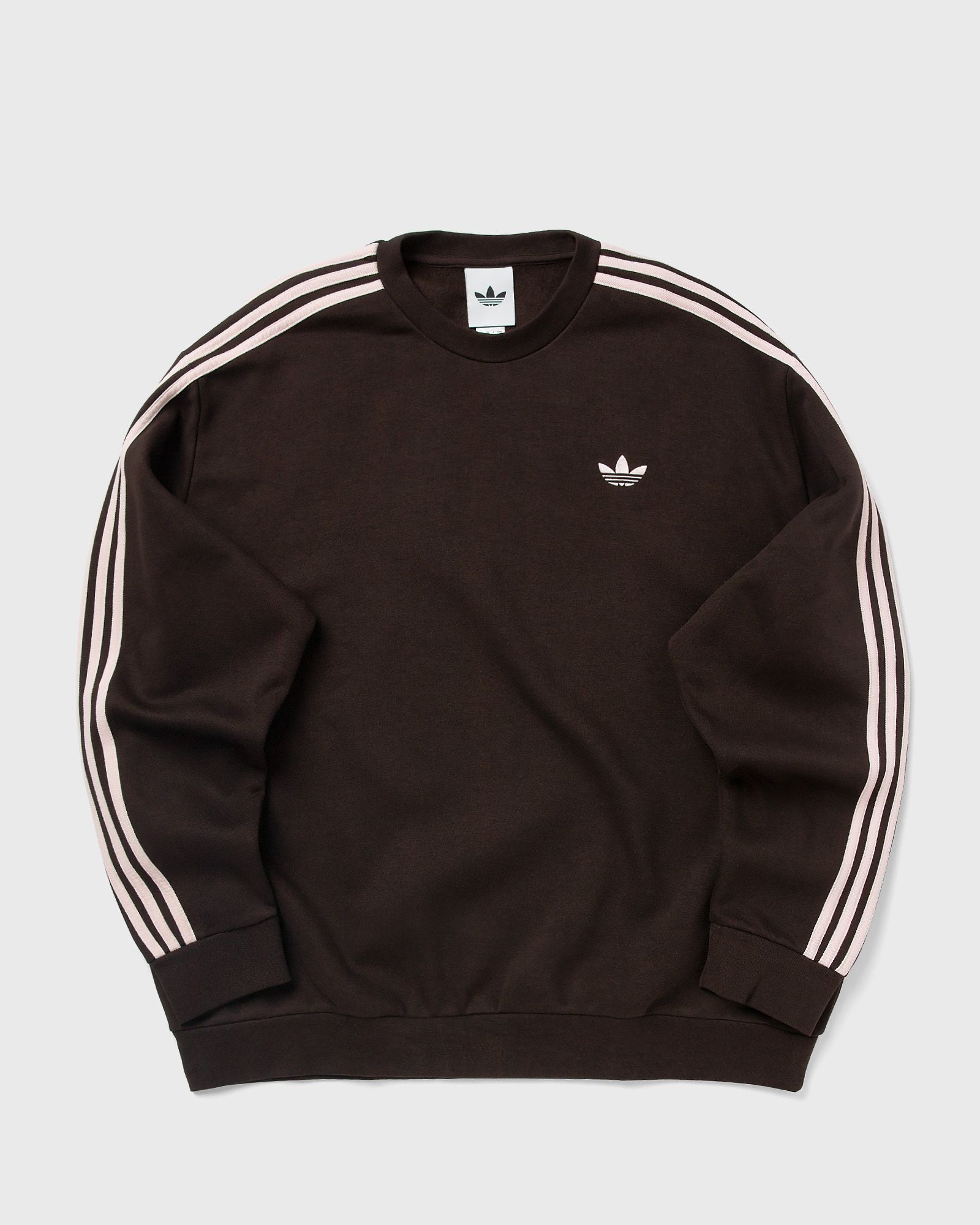 Adidas Originals Adidas Originals ADICOLOR 3-STRIPES OVERSIZED CREWNECK in white