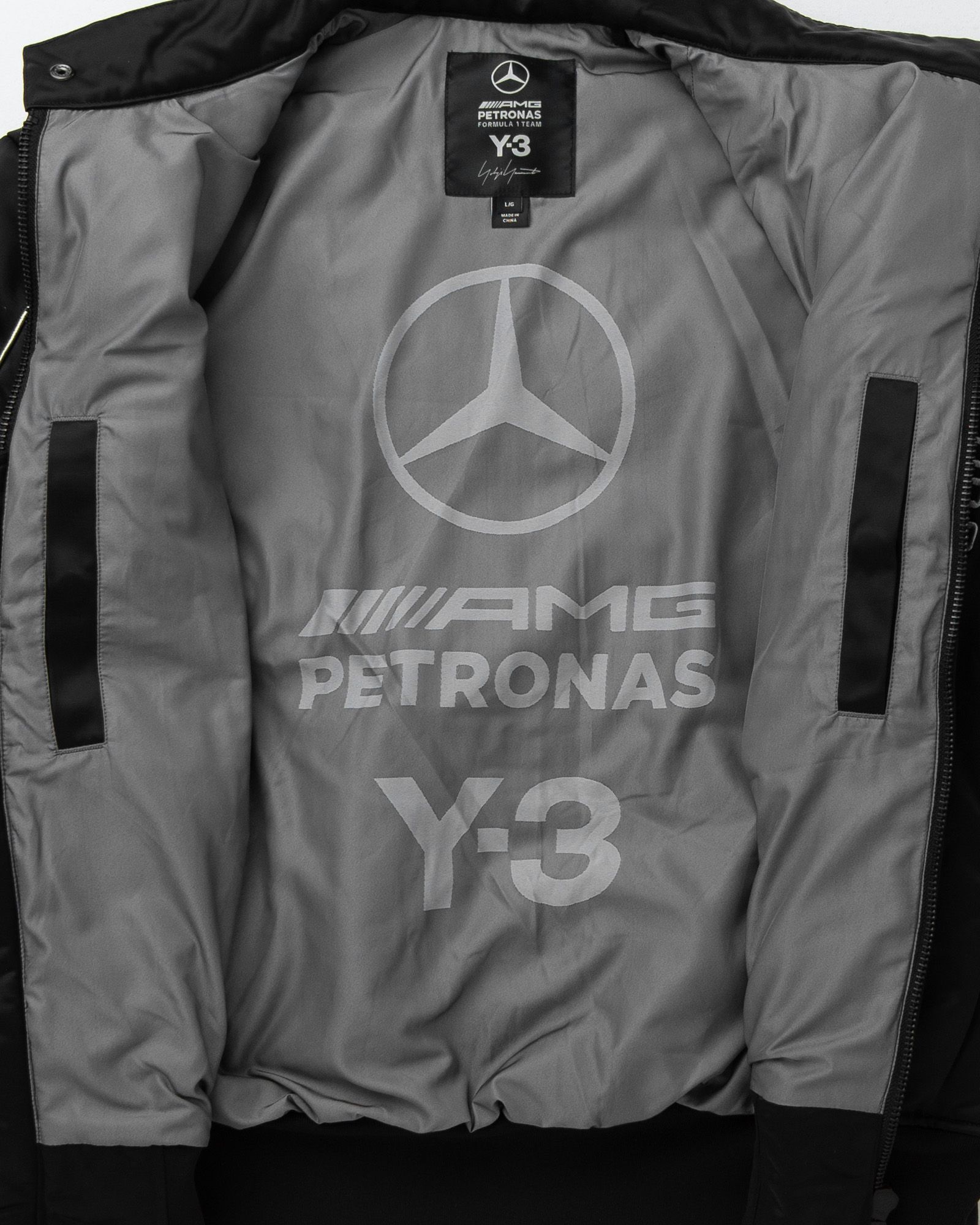 Y-3 x Mercedes - AMG PETRONAS FORMULA 1 TEAM JACKET Black | BSTN Store