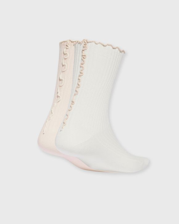 RUFFLE CREW SOCKS 2 PAIRS