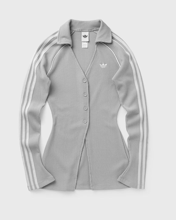 WMNS BUTTON DOWN WAFFLE TOP