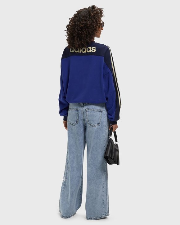 WMNS GARMENT WASHED GRAPHIC CREW