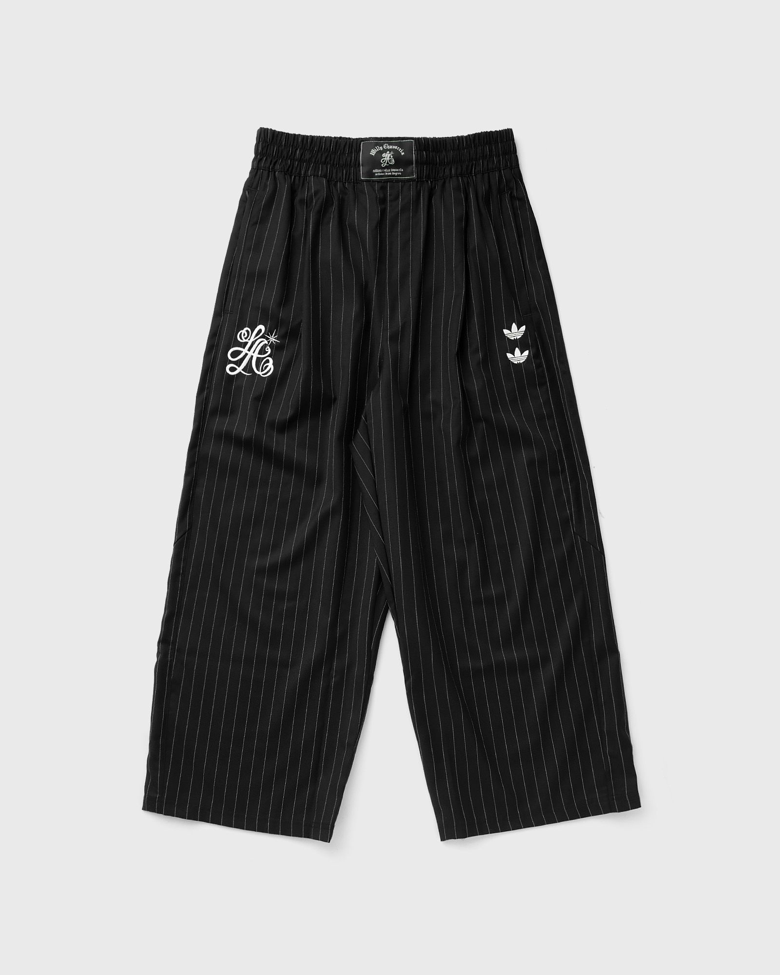 Adidas x Willy Chavarria PINSTRIPE TRACK PANT Black | BSTN Store