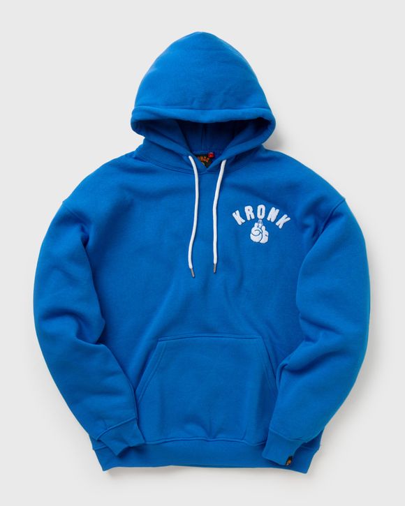 Boxing Team Towelling Applique Hoodie Regular Fit Royal Blue