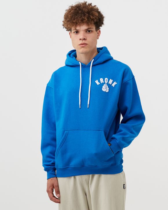 Boxing Team Towelling Applique Hoodie Regular Fit Royal Blue
