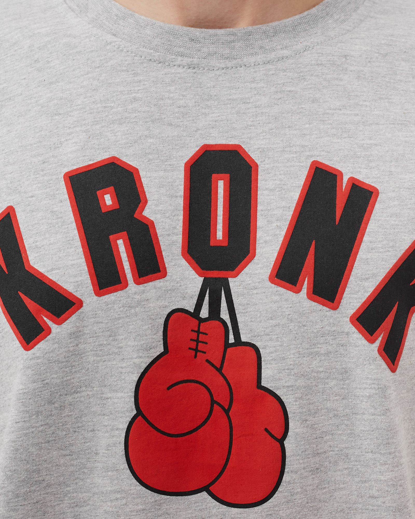 Gloves T Shirt Sports Grey