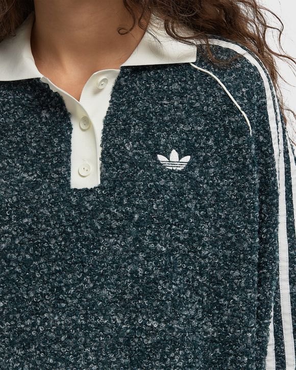 WMNS BOUCLE OVERSIZED POLO CREW
