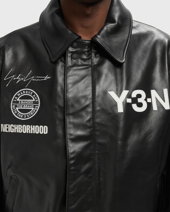 x NEIGHBORHOOD LEATHER BOMBER JACKET