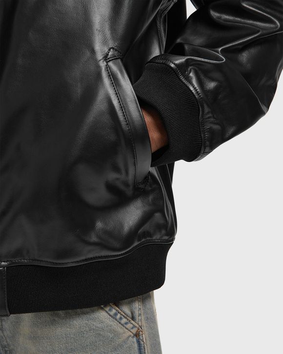 x NEIGHBORHOOD LEATHER BOMBER JACKET