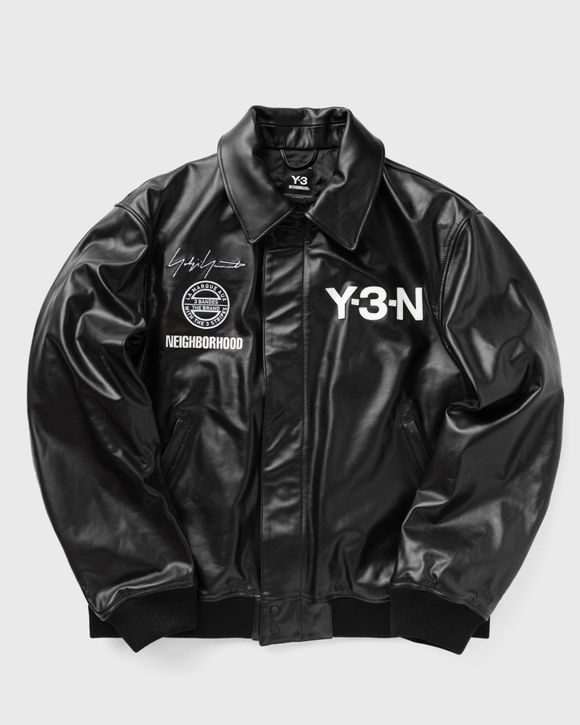 x NEIGHBORHOOD LEATHER BOMBER JACKET