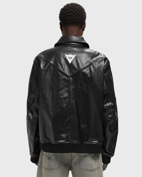 x NEIGHBORHOOD LEATHER BOMBER JACKET