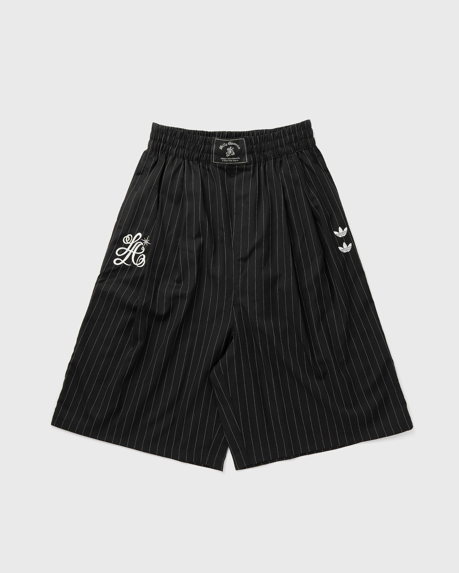 Adidas Originals Adidas Originals X Willy Chavarria PINSTRIPE LONG SHORT in black