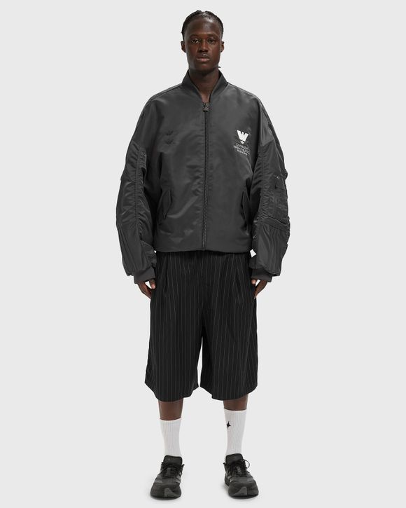 x Willy Chavarria PINSTRIPE LONG SHORT