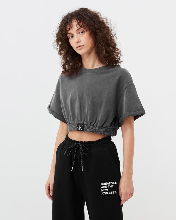 Calvin klein outlet cropped sweater