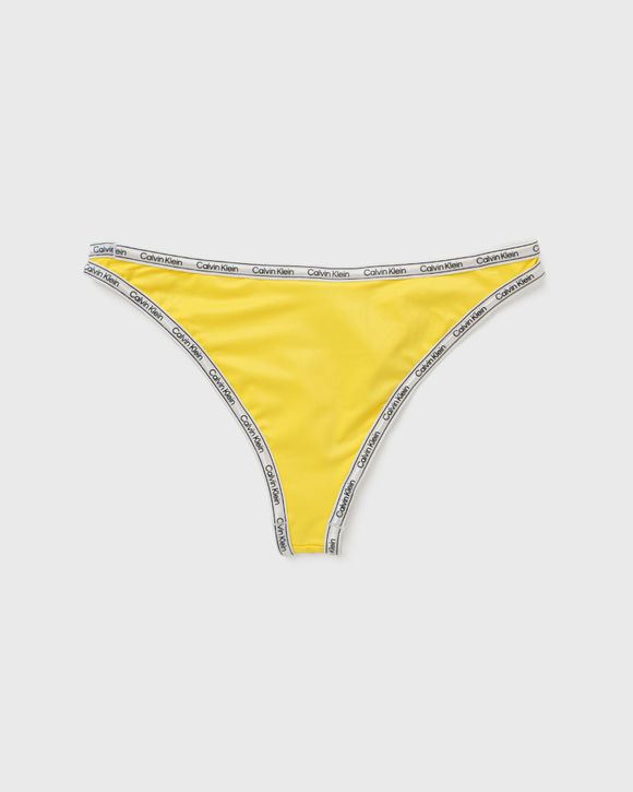 Calvin Klein Women's CK ONE Bralette & Bikini Set In Bold Yellow In Size S