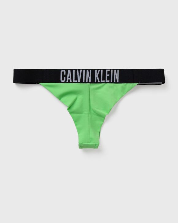 Calvin Klein Underwear HIGH LEG CHEEKY BIKINI Green