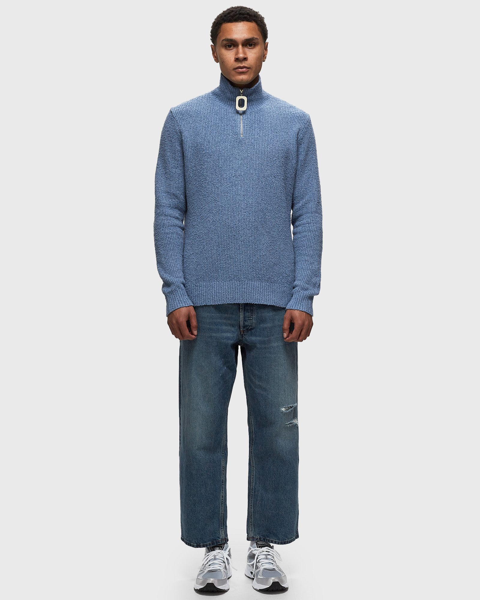 BOUCLE HENLEY JUMPER