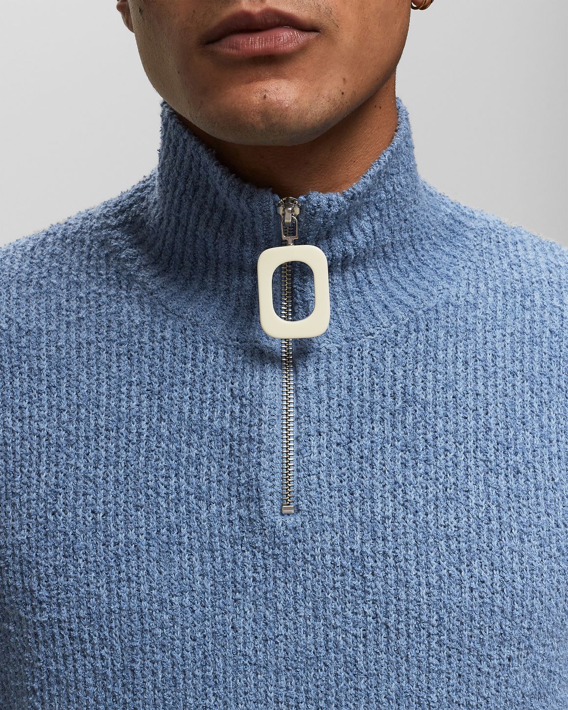 Fucking Awesome Men's Boucle Cardigan in Moss Fucking Awesome