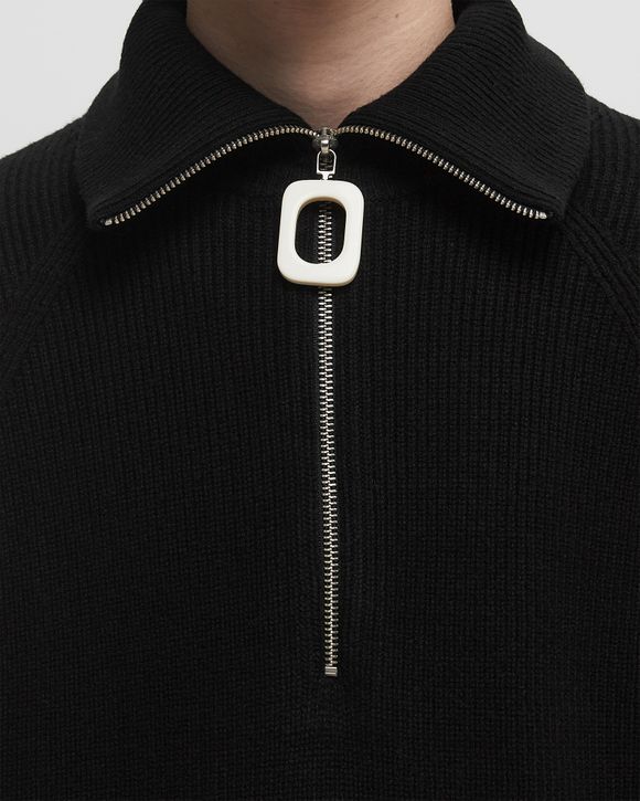 JW Anderson HALF ZIP JUMPER Black | BSTN Store