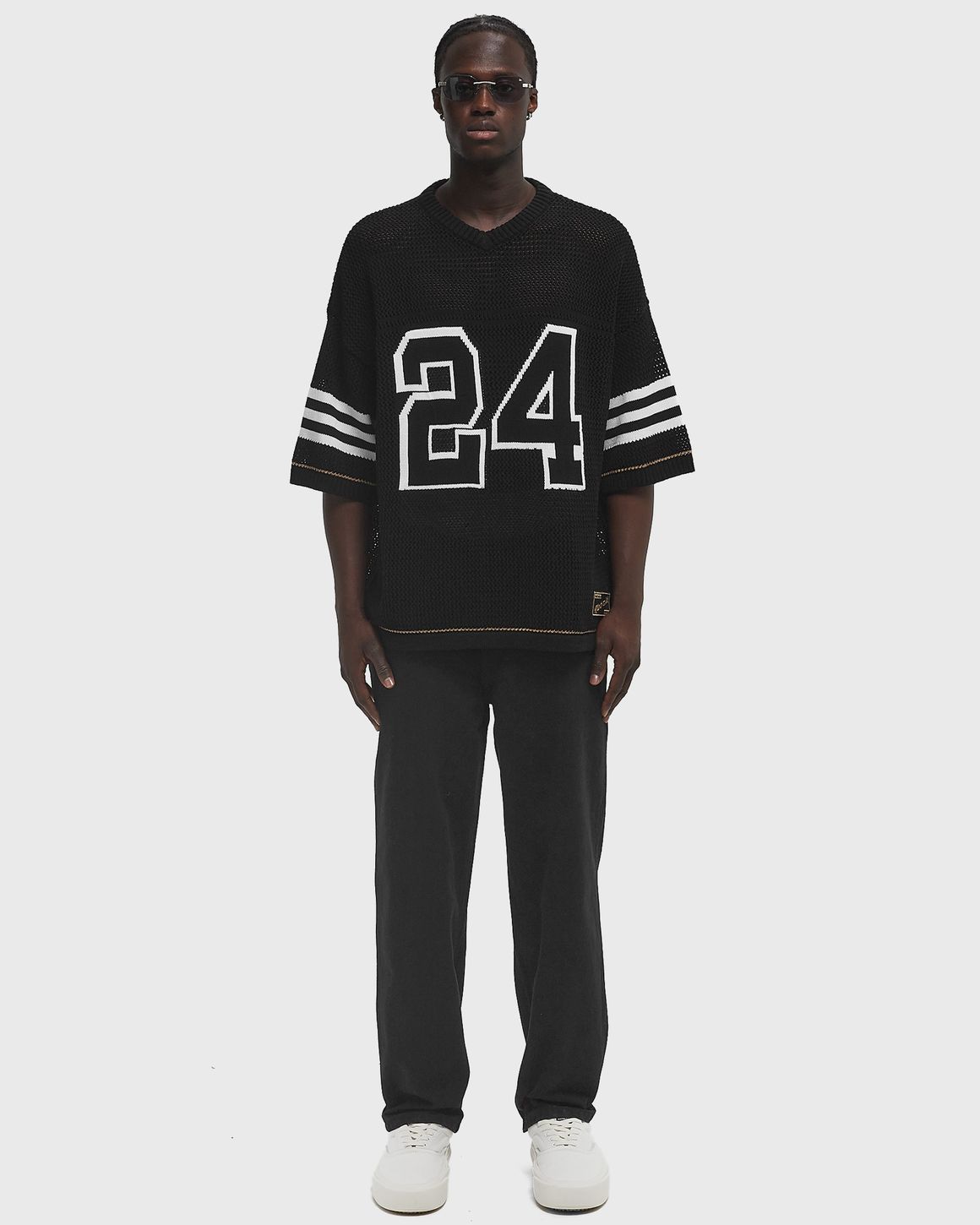 Nahmias Knit 24 Football Shirt Black | BSTN Store Nahmias Knit 24 Football Shirt Black | BSTN Store