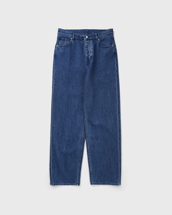 Straight Blue Cotton Jeans