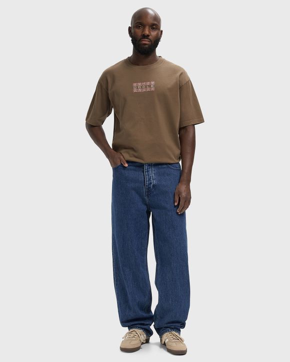 Straight Blue Cotton Jeans