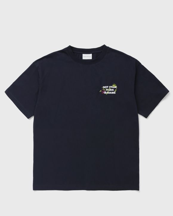 Vine Embroidered Slogan Tee
