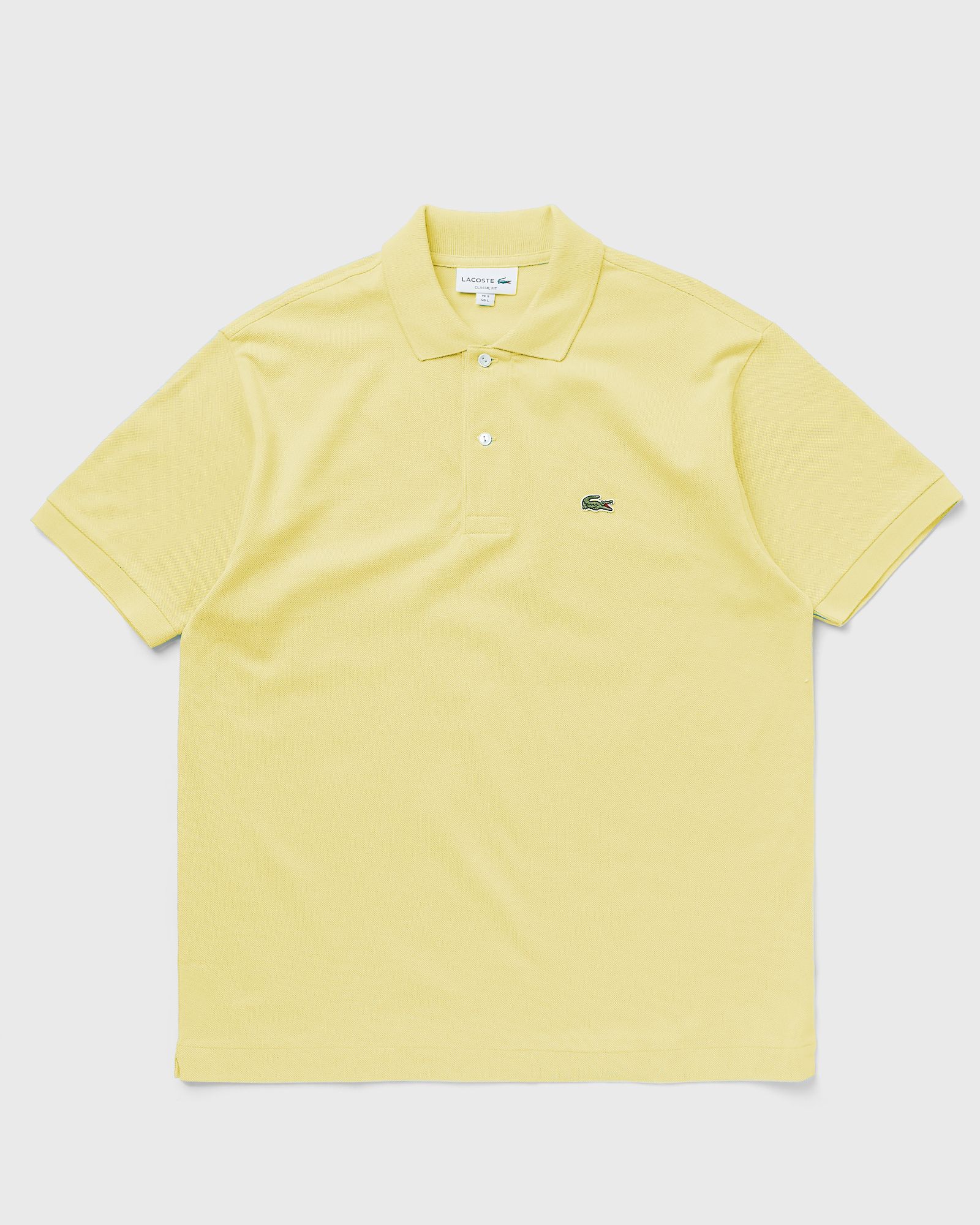 Lacoste - classic polo shirt men polos yellow in größe:s