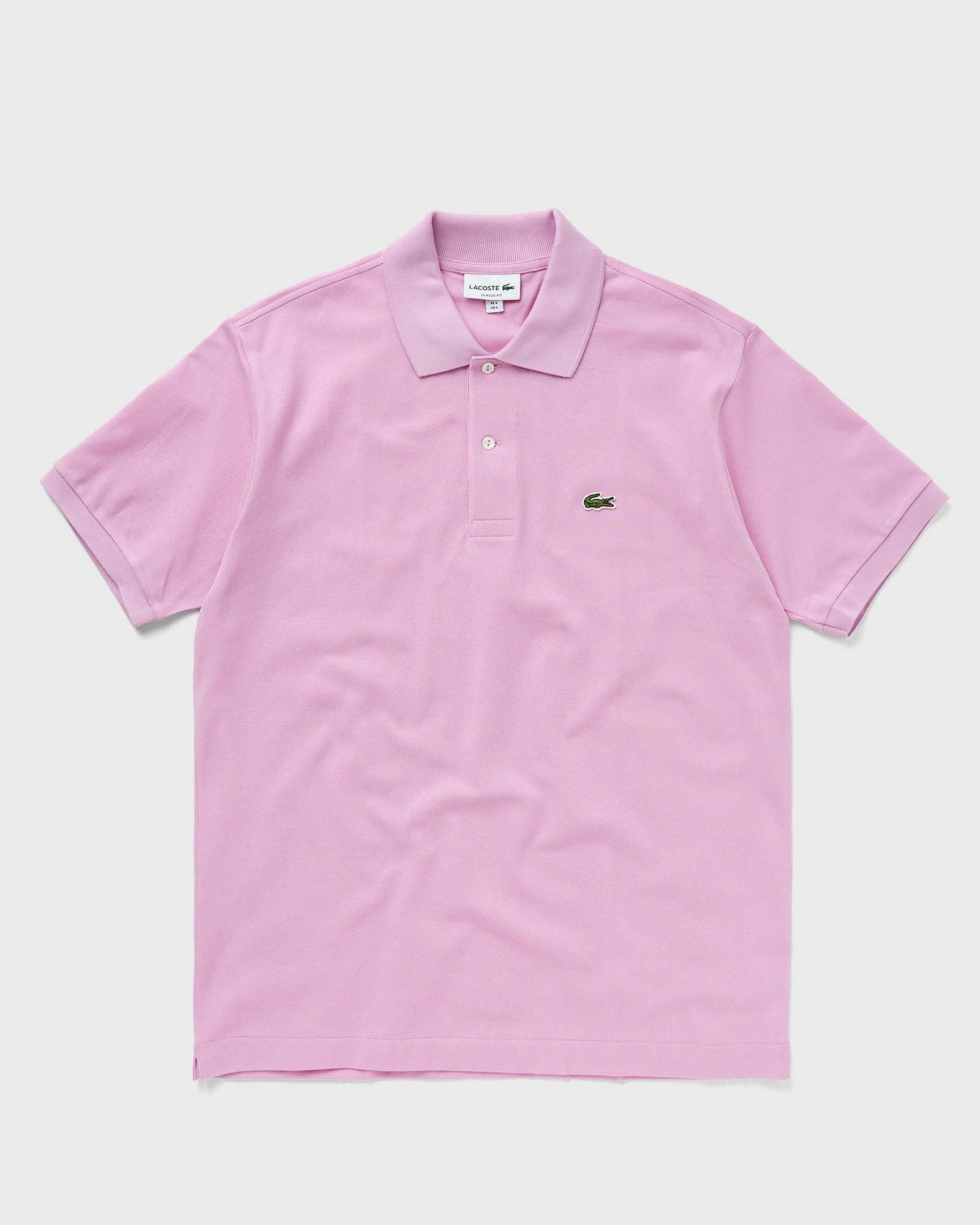 Lacoste - classic polo shirt men polos pink in größe:l